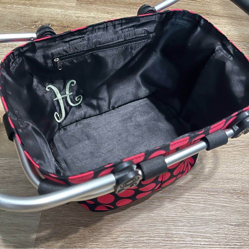 Collapsible Aluminum Frame Initial Embroider Polk… - image 5